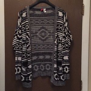 Aztec Print Cardigan